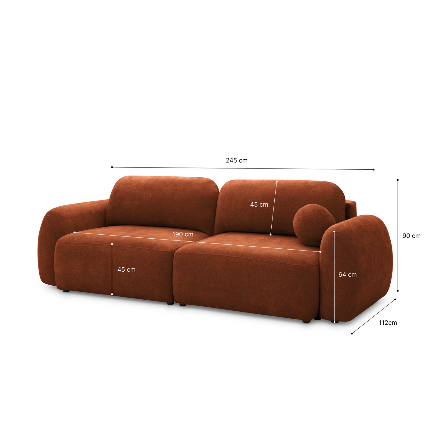 Mayo mini - kompaktowa sofa