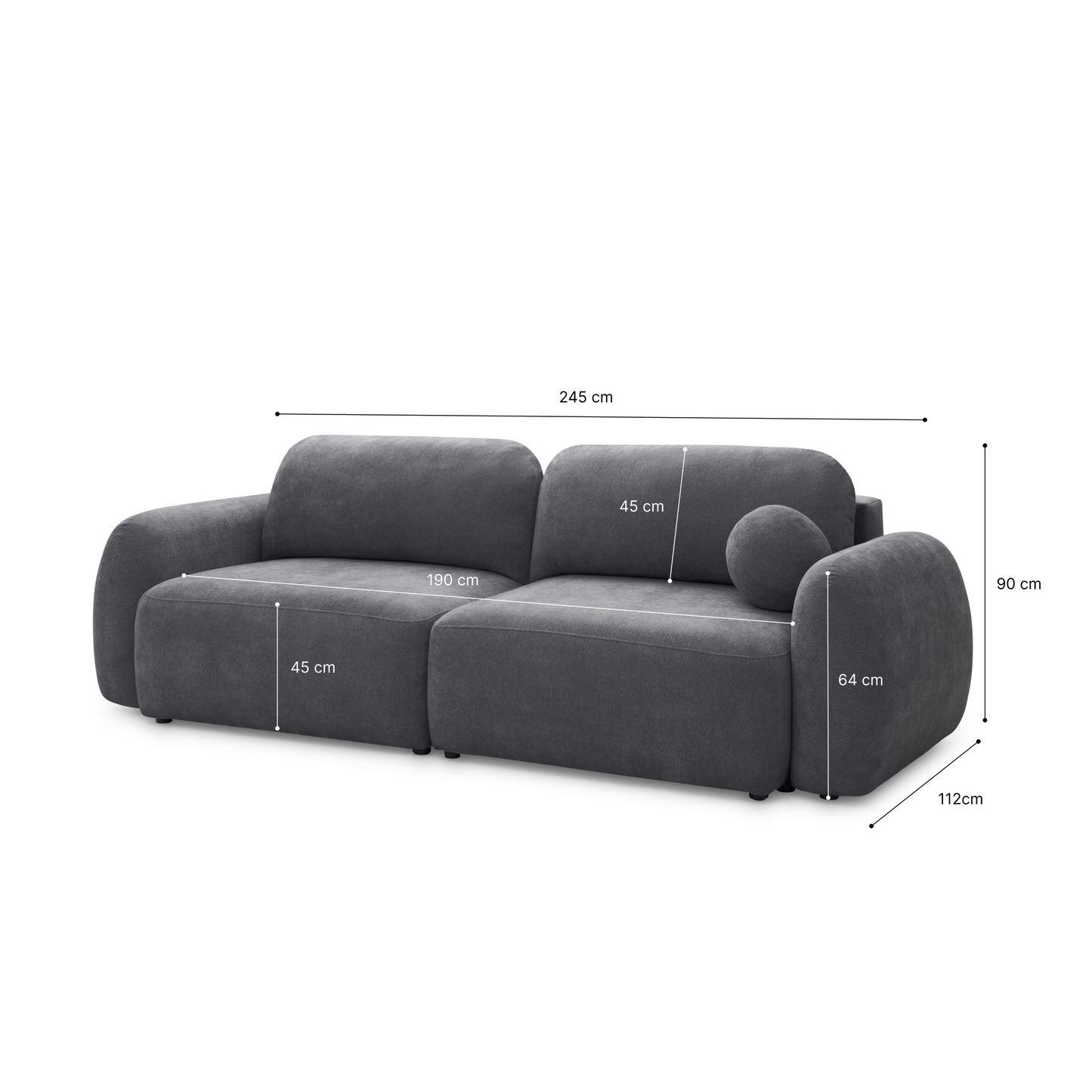 Mayo mini - kompaktowa sofa