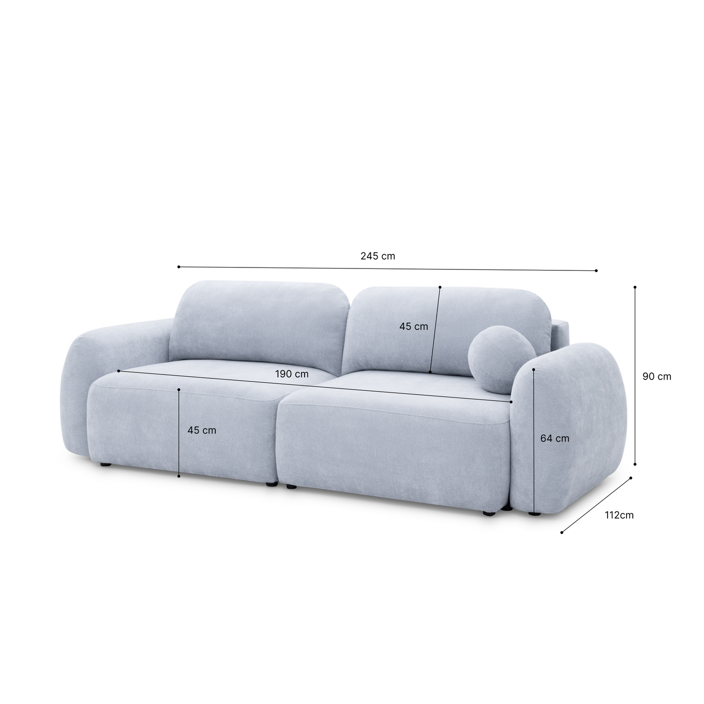 Mayo mini - kompaktowa sofa