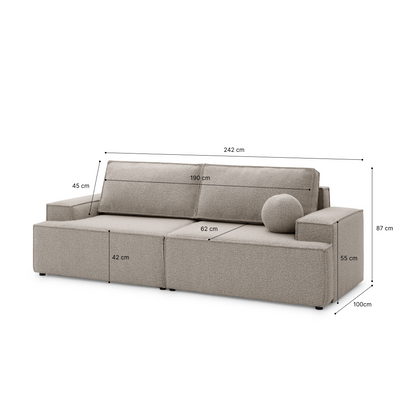 Faro - kompaktowa sofa mini