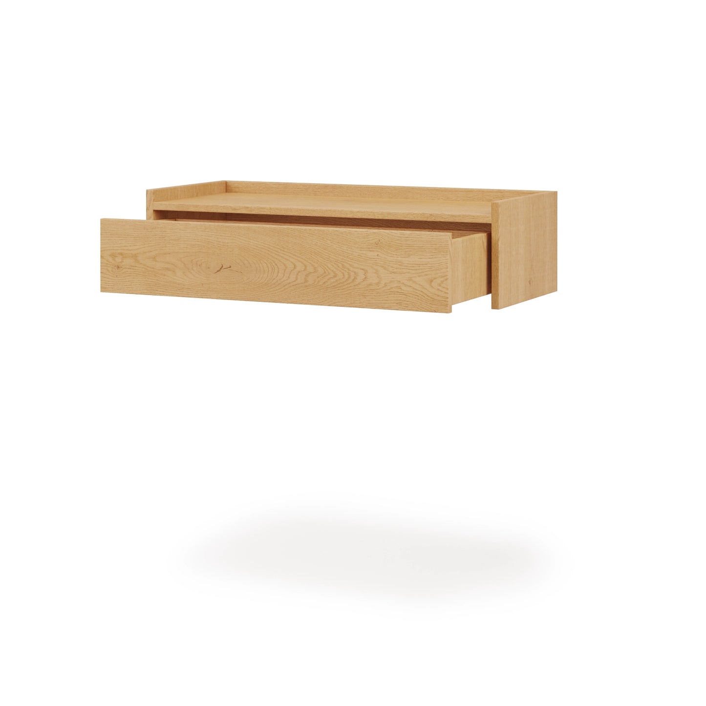 Japandi KONSOLA wisząca 80 cm - dąb cremona