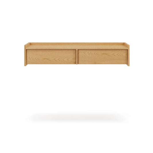 Japandi wisząca TOALETKA 105 cm - dąb cremona