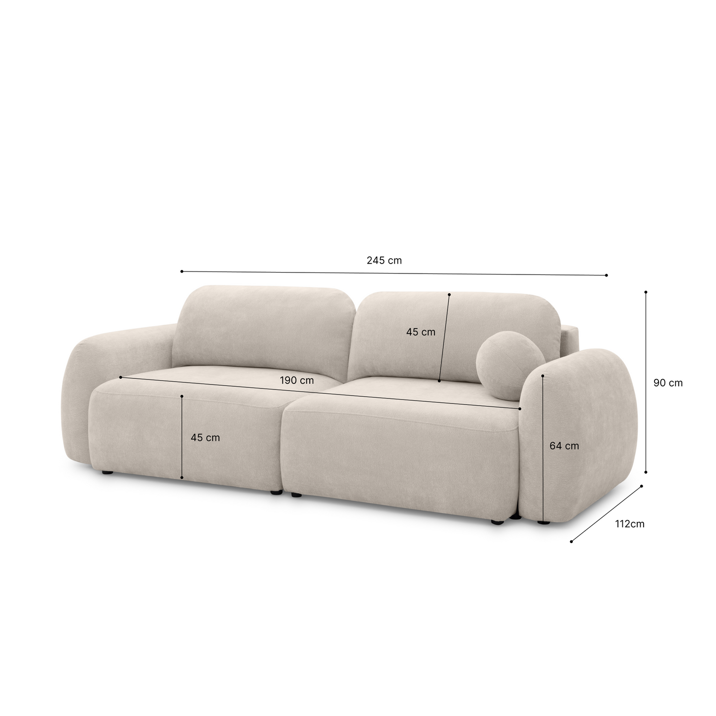 Mayo mini - kompaktowa sofa