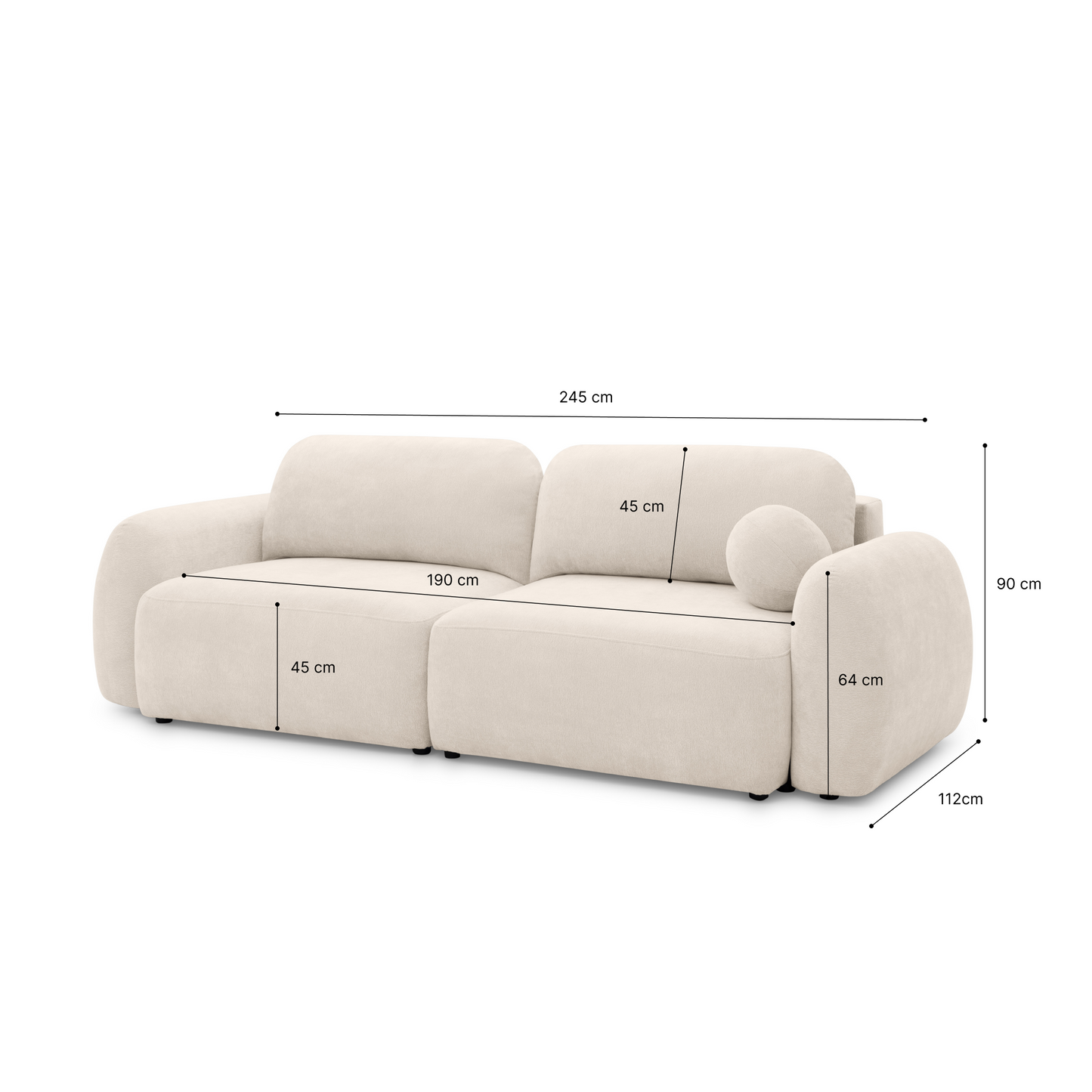 Mayo mini - kompaktowa sofa