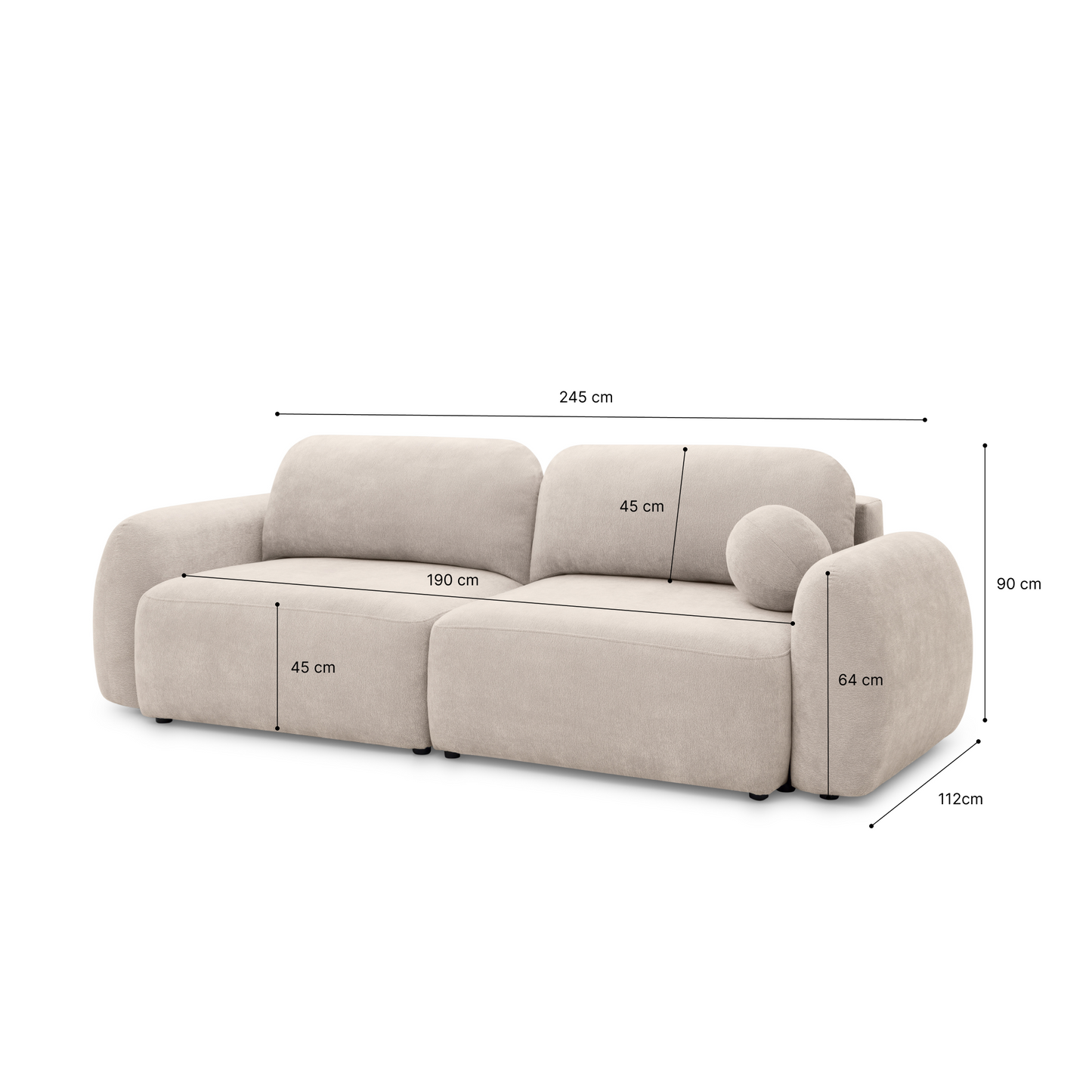 Mayo mini - kompaktowa sofa