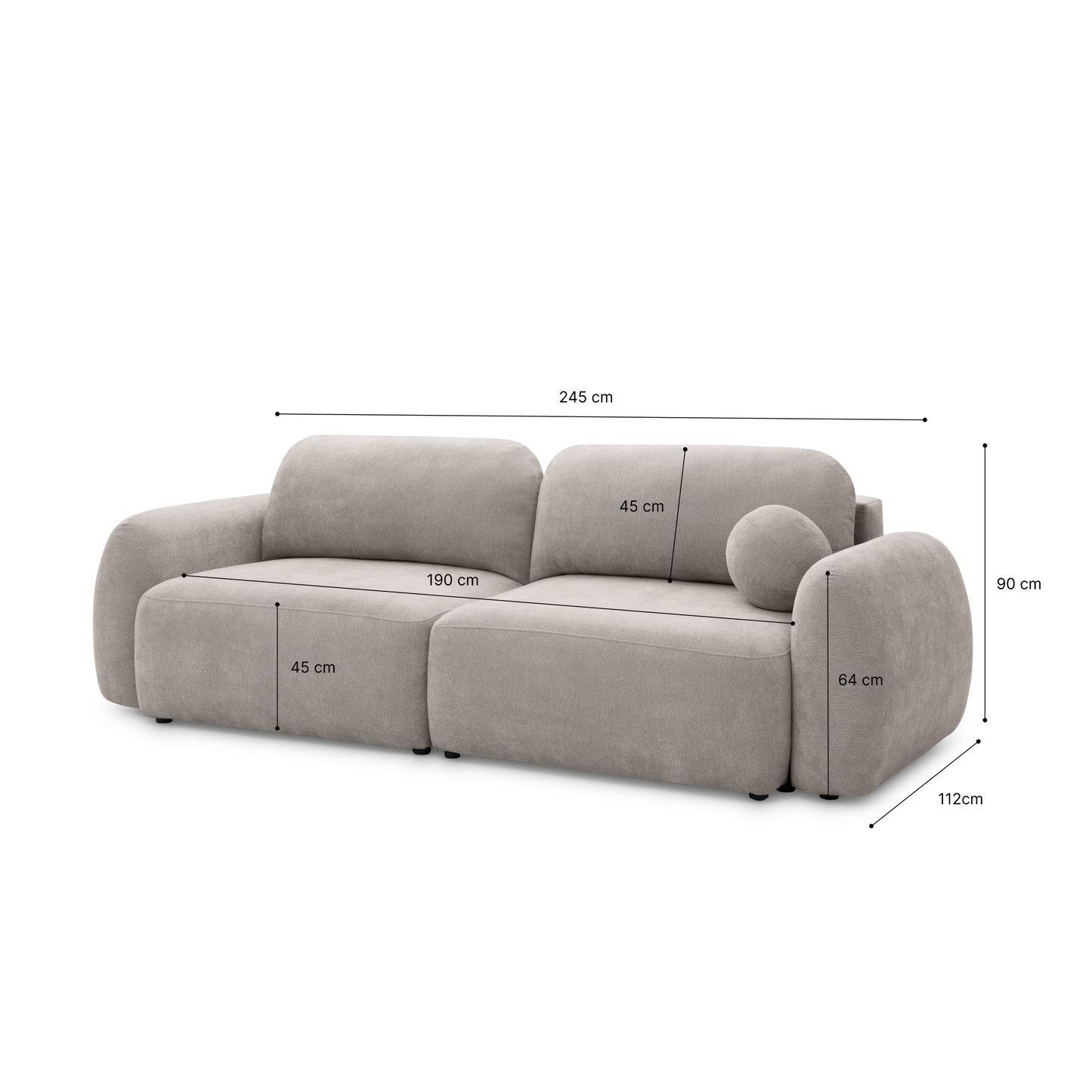 Mayo mini - kompaktowa sofa