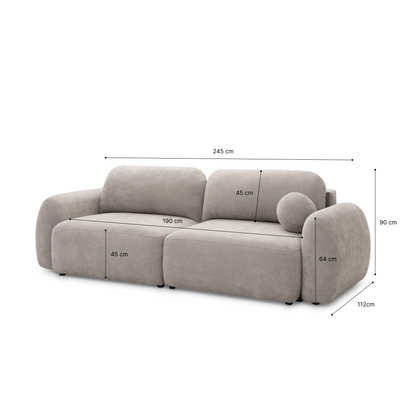 Mayo mini - kompaktowa sofa